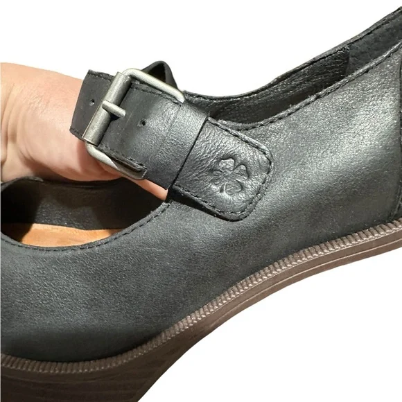 Lucky Brand Black Leather Oliviea Mary Jane Pump - Picture 8 of 12